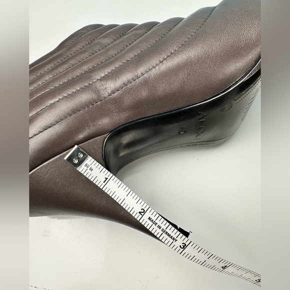 Aldo gray leather booties, size 9 (EU 40), new with tags - Picture 5 of 13